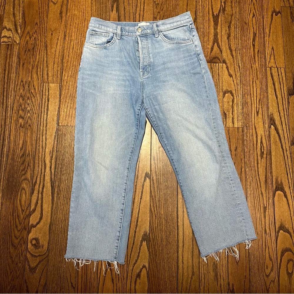 7 for all mankind Easy Straight Ankle in light denim- Size 29